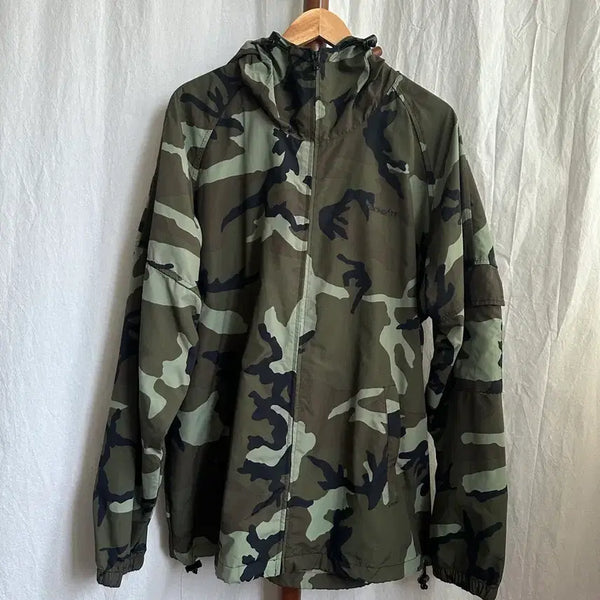 [BUNJANG] Carhartt Camouflage Pattern Windbreaker Jacket XXL / 칼하트 카모플라쥬 패턴 바람막이 윈드브레이커 XXL