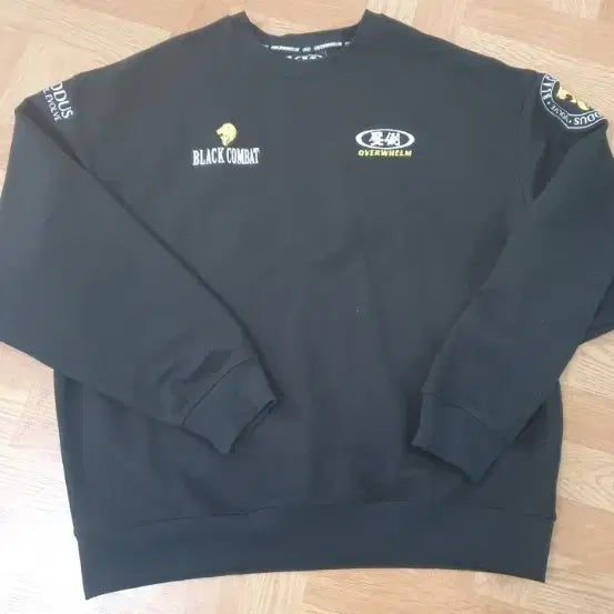 [BUNJANG] Abso Black Combat Sweatshirt Size 2 / 압도 블랙컴뱃 맨투맨 새상품급 2사이즈