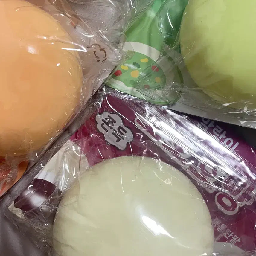 [BUNJANG] Popo Fancy Hohobread Red Bean Mochi Toy (Sealed) / 미개봉 새상품) KC인증 포포팬시 호호호빵 말랑이 단팥