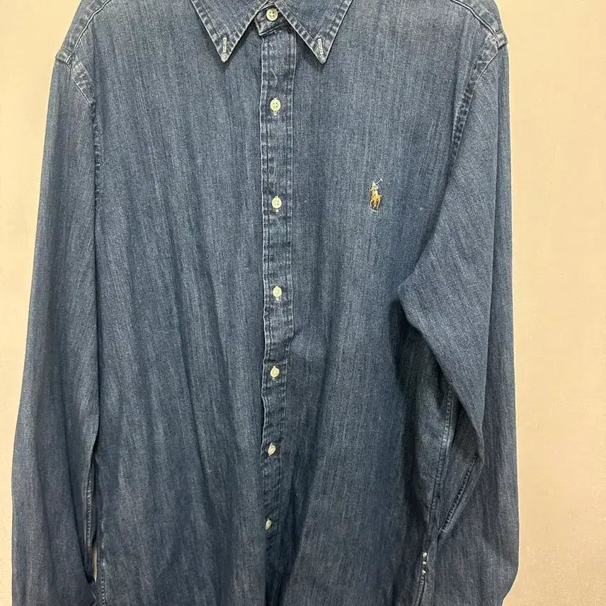 [BUNJANG] Polo Ralph Lauren Classic Fit Denim Shirt LG (180/100A) / 폴로 데님셔츠 클래식핏 LG(180/100A) 사이즈