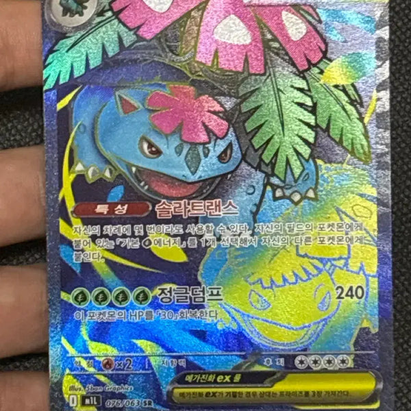 [BUNJANG] Pokemon Card Mega Venusaur ex SR / 포켓몬카드 메가이상해꽃 ex sr