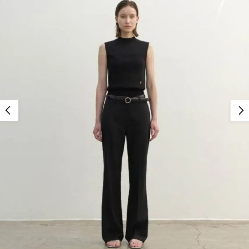 [BUNJANG] Atelier Nine Essential Black Bootcut Slacks (M) / 아뜰리에 나인 부츠컷 슬랙스 M
