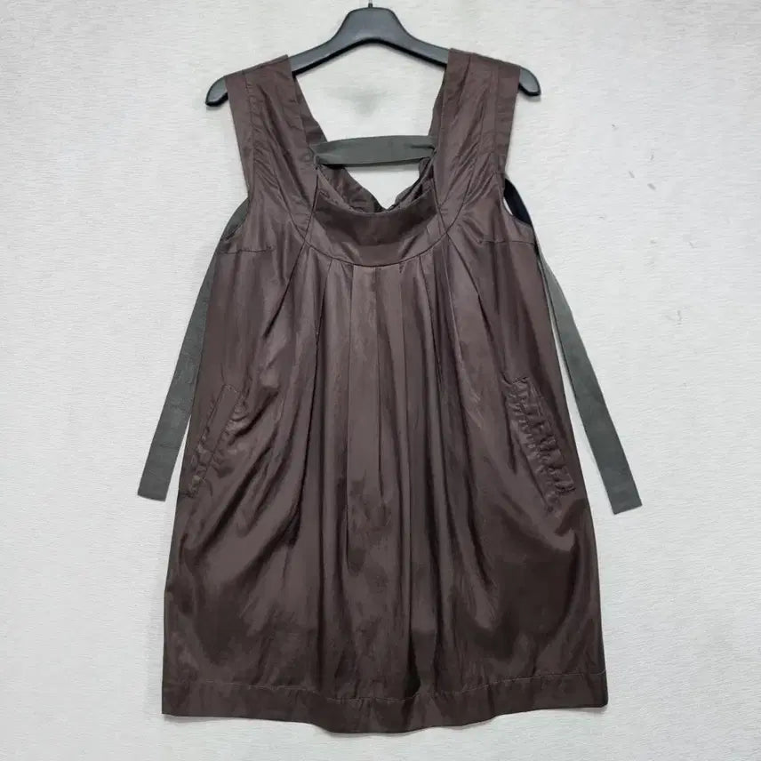 [BUNJANG] SYSTEM Summer Midi Dress Brown Women's Size 55 / 시스템 여름 원피스 여자55사이즈ㅡ0319ㅇㅇ