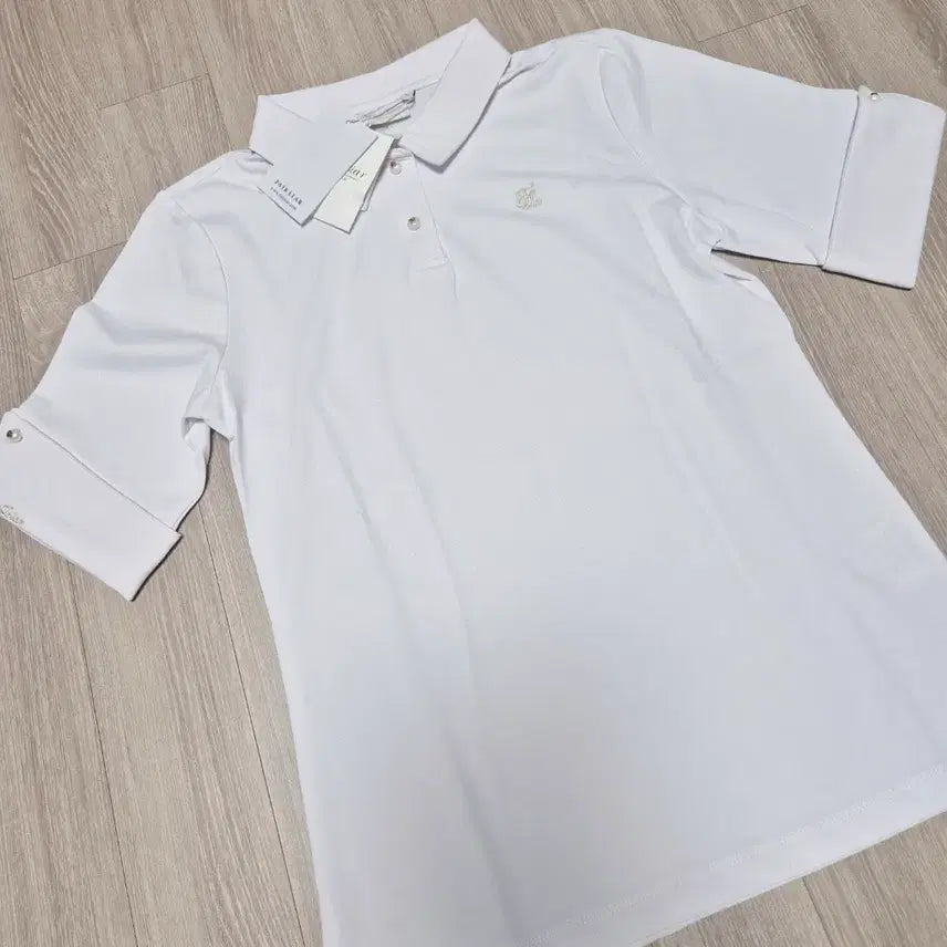 [BUNJANG] Fair Liar Golf T-Shirt Short Sleeve White Embroidered Logo / 새상품)페어라이어골프티셔츠 페어라이어반팔