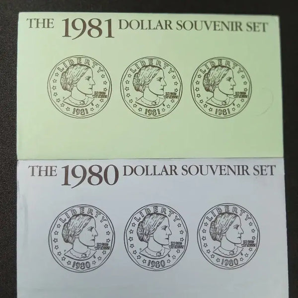 [BUNJANG] 1980-1981 Susan B. Anthony Dollar Coin Mint Set / 1981년, 1980년 1달러 슈잔앤서니 기념 세트