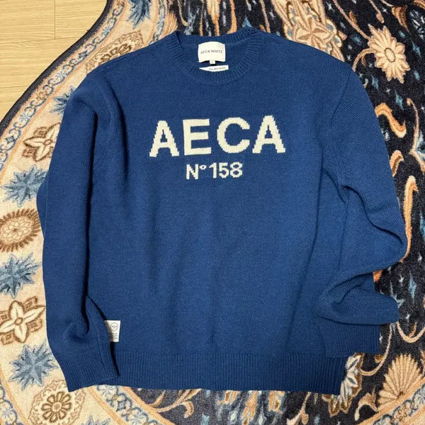 [BUNJANG] AECA Blue Sweater / AECA 스웨터 블루