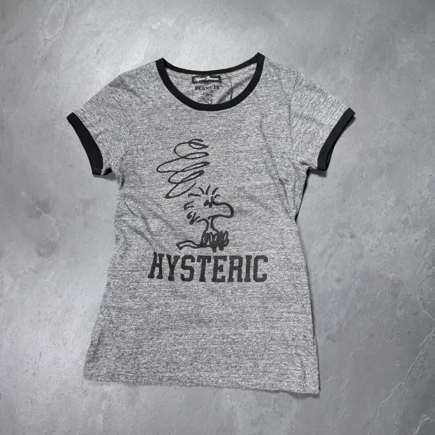 [BUNJANG] Hysteric Glamour x Peanuts Ringer T-Shirt / 히스테릭 글래머 x 피너츠 링거 반팔
