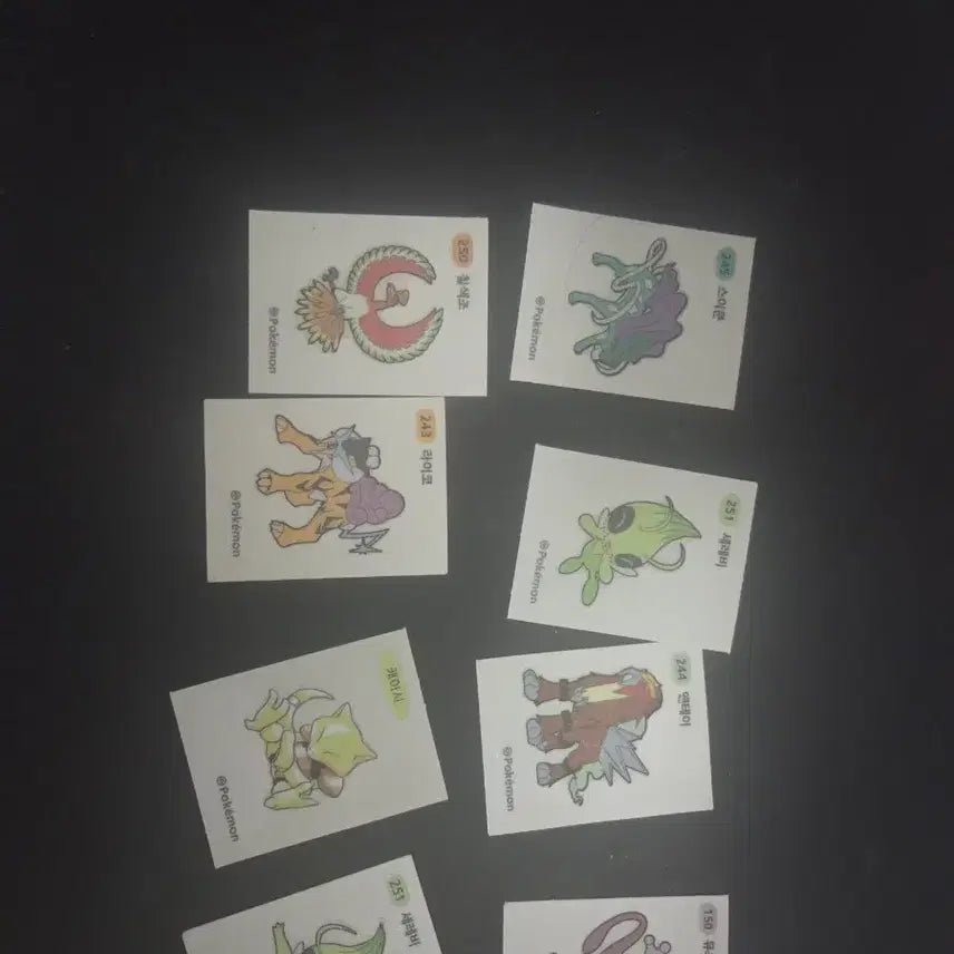 [BUNJANG] Pokemon Stickers Bundle / 포켓몬 띠부씰