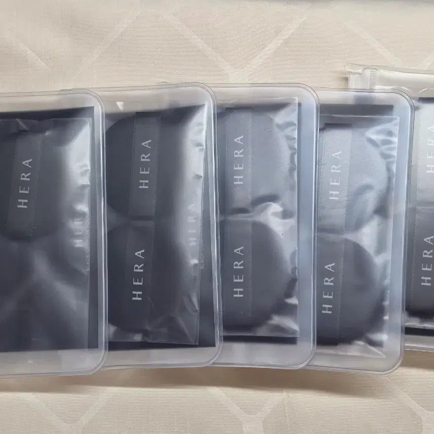 [BUNJANG] Hera Black Cushion Puff (9 pcs) / 헤라 블랙 쿠션 퍼프 9개