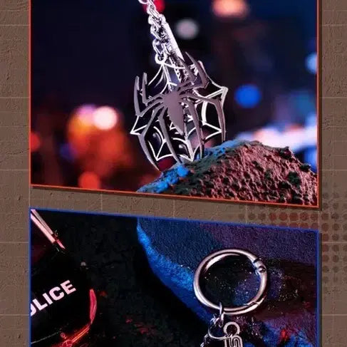 [BUNJANG] Spider-Man Web & Mask Keychain / 스파이더맨 거미줄 & 마스크키링 (1종류)
