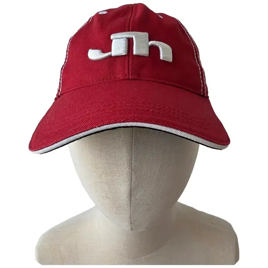 [BUNJANG] JH Red Snapback Baseball Cap / jh레드 야구모자 스냅백/새제품