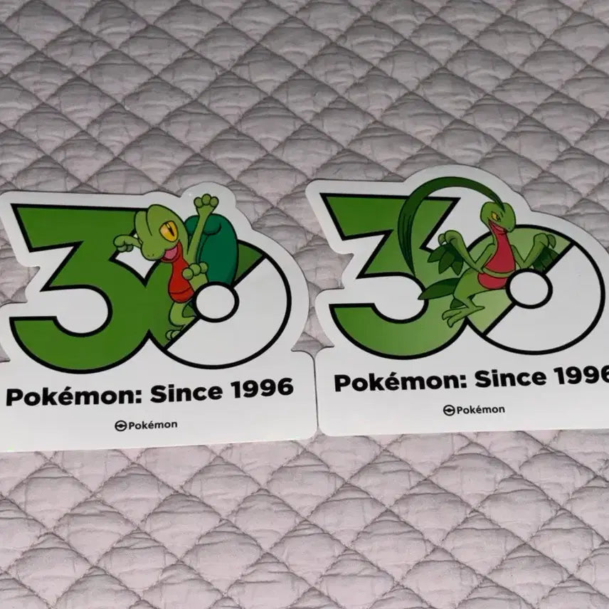 [BUNJANG] Pokemon 30th Anniversary Logo Stickers Bundle Set / 포켓몬 30주년 로고 스티커 나무지기 나무돌이 일괄