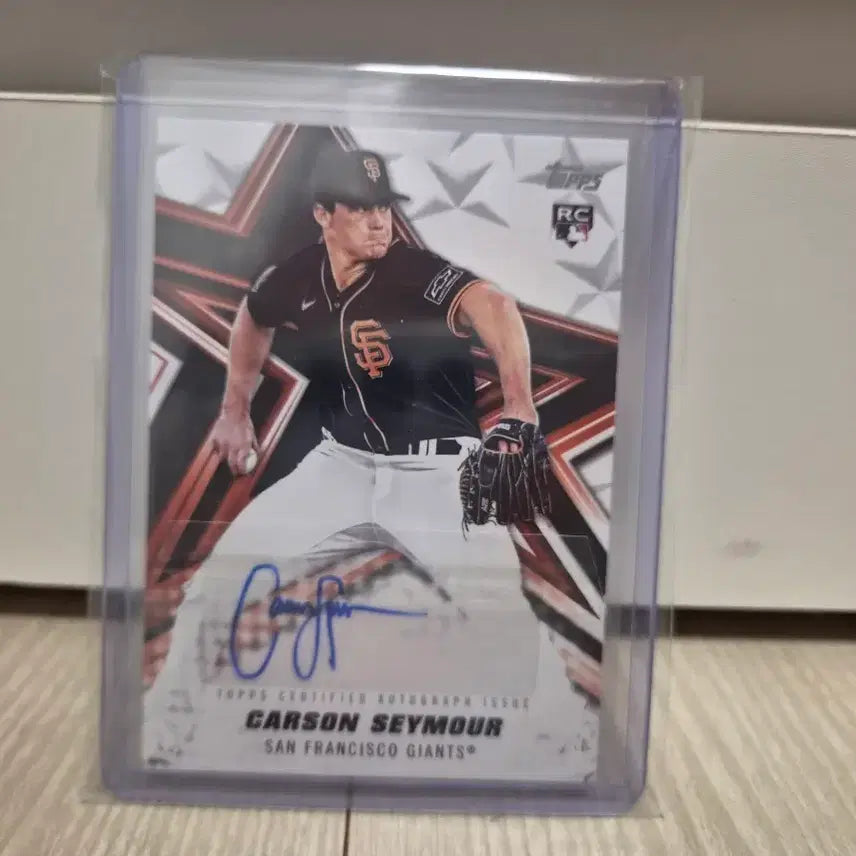 [BUNJANG] Topps Carson Seymour RC Autographed Card / Topps 센프란시스코 카슨 세이무어 RC 사인 카드