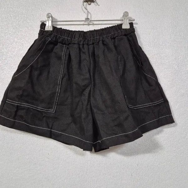 [BUNJANG] Stitch Detail Mini Shorts (Size 55-66) / 스티치 미니반바지 55~66