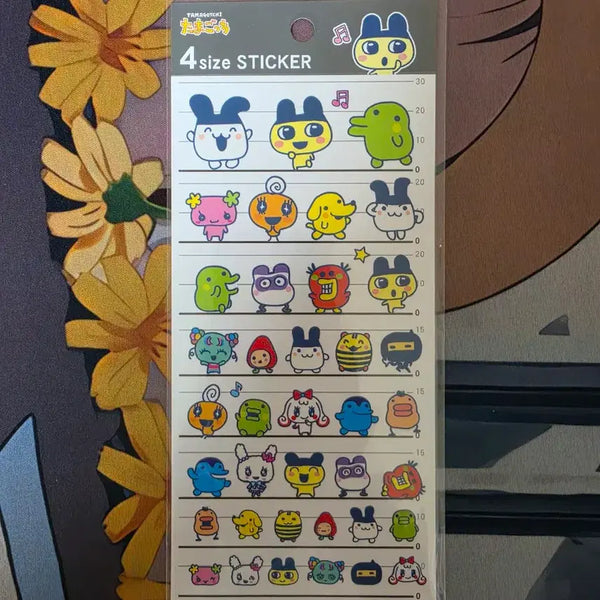 [BUNJANG] Tamagotchi Mamecchi Kuchipatchi Mimitchi Flowerchi Sticker (Genuine) / (정품)다마고치 스티커 마메치 쿠치파치 미미치 플라워치
