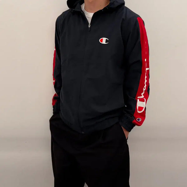 [BUNJANG] Champion Side Logo Windbreaker XL / 챔피온 사이드로고 바람막이