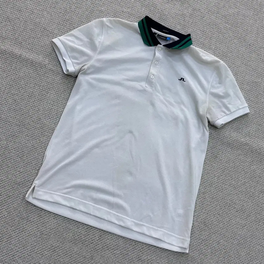[BUNJANG] J.LINDEBERG Men's Colorblock Short-Sleeve Polo Shirt / M 제이린드버그 남성 배색 반팔 카라 티셔츠 0724E2