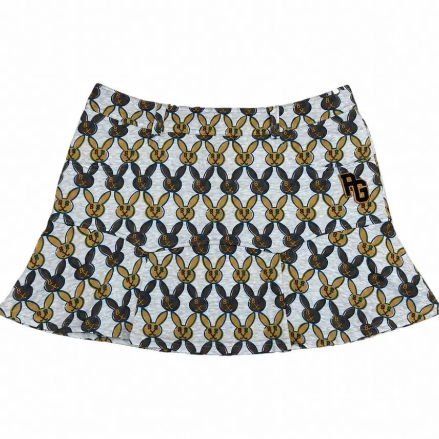 [BUNJANG] Pearly Gates Bunny Pattern Golf Skirt / 파리게이츠(PEARLY GATES) 버니 패턴 골프 스커트