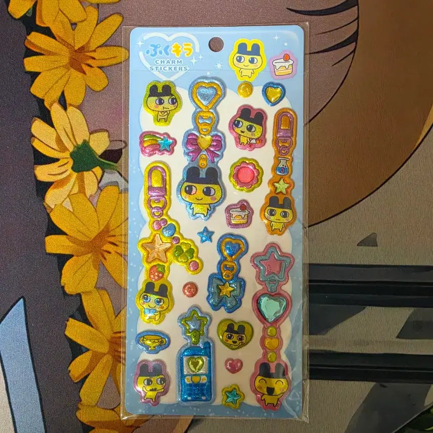 [BUNJANG] Tamagotchi 3D Mamechi Stickers / (정품)다마고치 입체 스티커 마메치