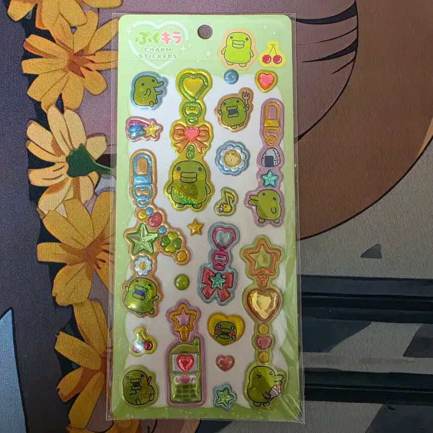 [BUNJANG] Tamagotchi 3D Stickers Mametchi, Suzuchin, Kuchipatchi / (정품)다마고치 입체 스티커 마메치 주댕치 쿠치파치
