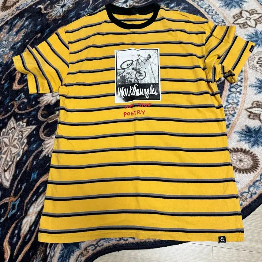 [BUNJANG] Mark Gonzales Graphic Print Short Sleeve T-Shirt / 마크곤잘레스 반팔 티셔츠