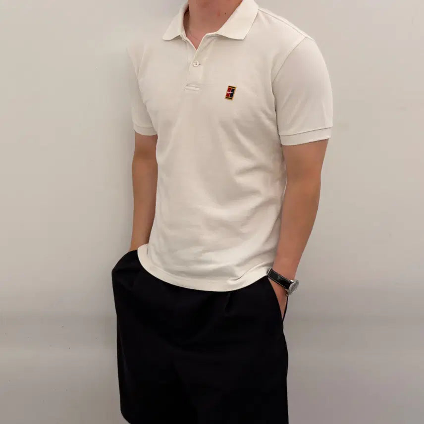 [BUNJANG] Nike Tennis White PK T-shirt L / 나이키 테니스 화이트 pk 티셔츠