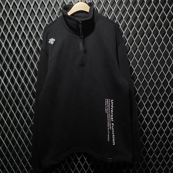 [BUNJANG] Descente Half Zip Sweatshirt - Size 100 / 데상트 하프집업 맨투맨 100