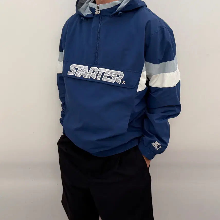 [BUNJANG] Starter Big Logo Anorak Jacket XL / 스타터 빅로고 아노락 자켓