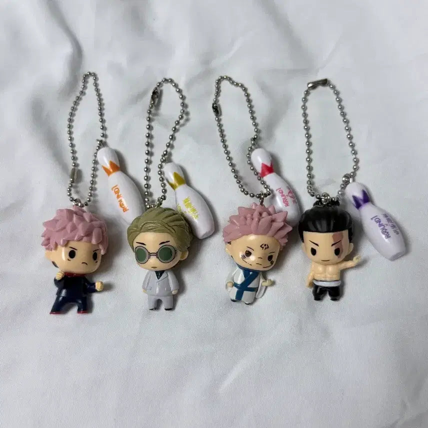 [BUNJANG] Jujutsu Kaisen Round1 Keychain Set (Yuji, Aoi, Sukuna, Nanami) / 주술회전 라운드원 키링 4종 일괄(유지,아오이,스쿠나,나나미)