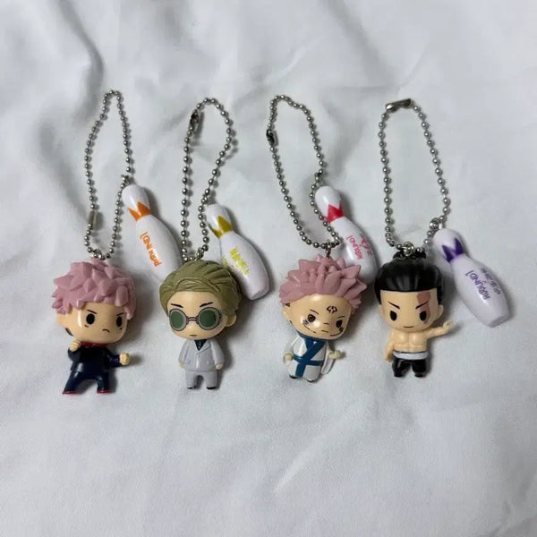 [BUNJANG] Jujutsu Kaisen Round1 Keychain Set (Yuji, Aoi, Sukuna, Nanami) / 주술회전 라운드원 키링 4종 일괄(유지,아오이,스쿠나,나나미)