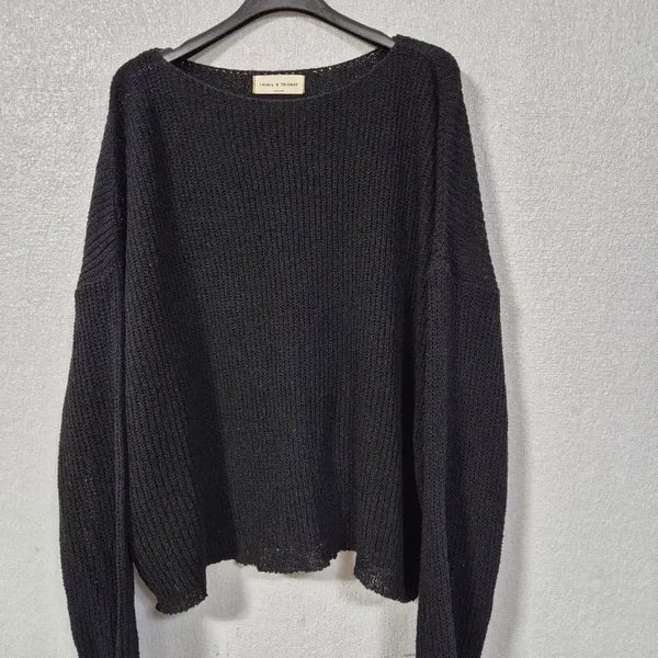 [BUNJANG] Lovely & Things Loose Fit Crop Summer Knit / Lovely 루즈핏 크롭 여름니트 프리