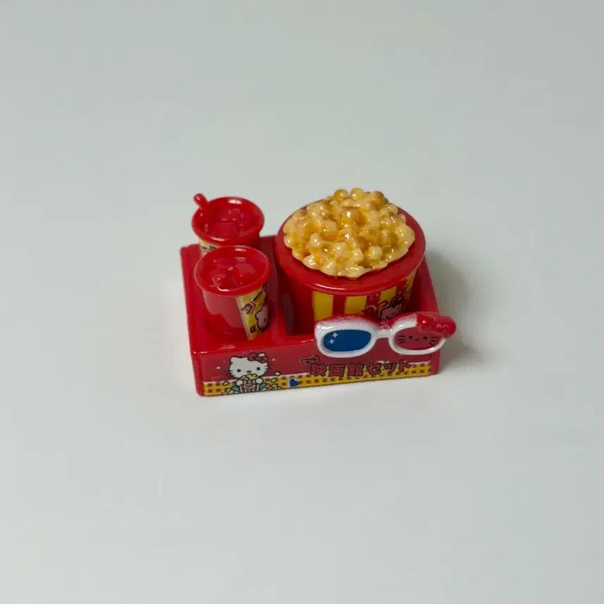 [BUNJANG] Miniature Hello Kitty Popcorn Set / 미니어쳐 키티 팝콘세트