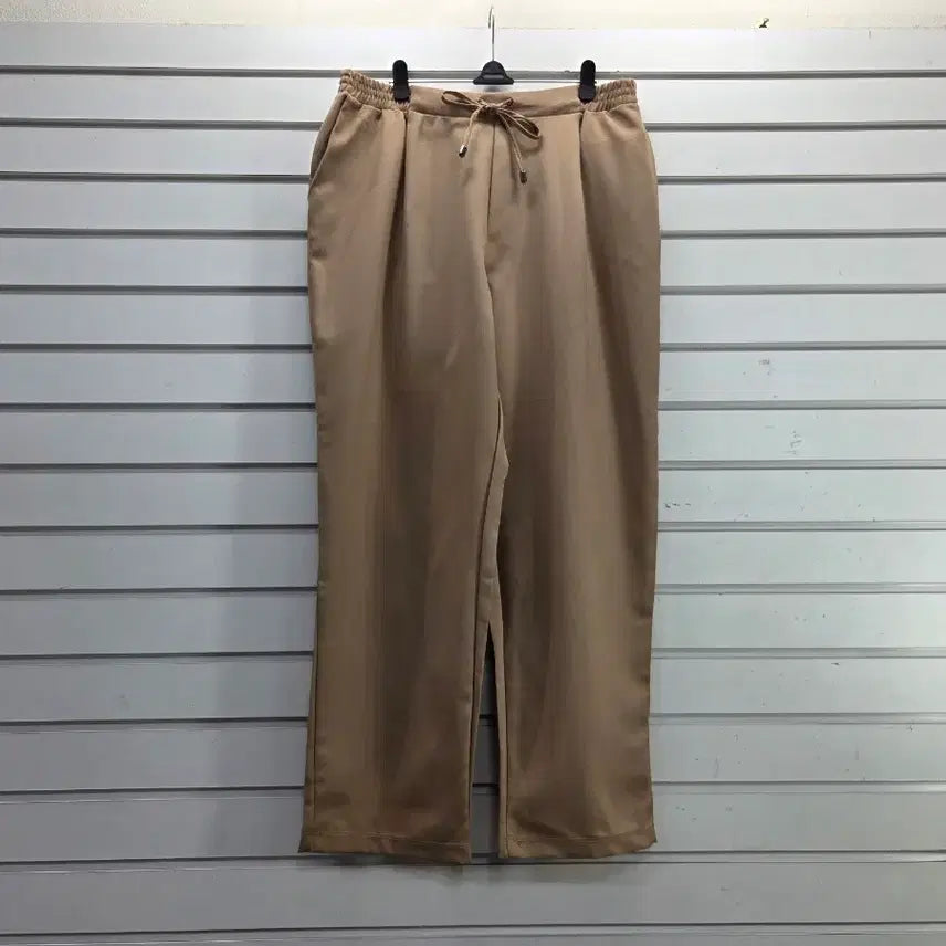 [BUNJANG] Beige Summer Women's Slacks with Banding - Size 88 / 베이지  여름 여성  슬랙스 밴딩바지 88/보물찾기천사
