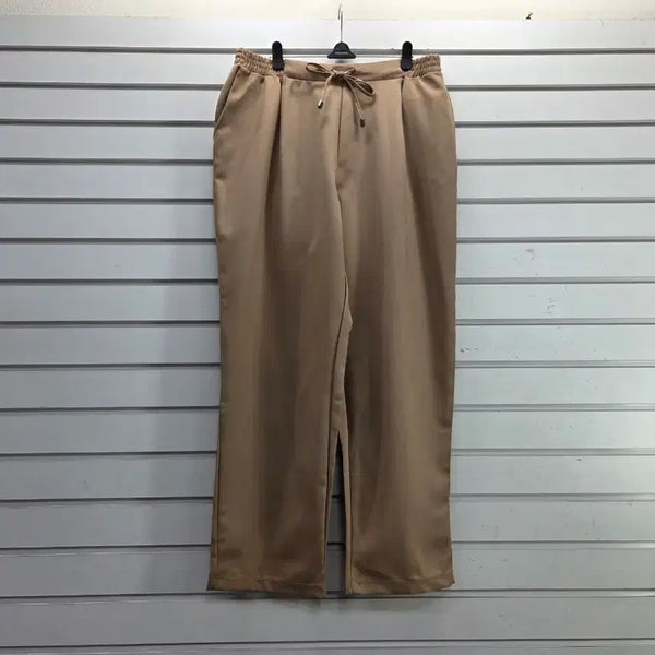 [BUNJANG] Beige Summer Women's Slacks with Banding - Size 88 / 베이지  여름 여성  슬랙스 밴딩바지 88/보물찾기천사