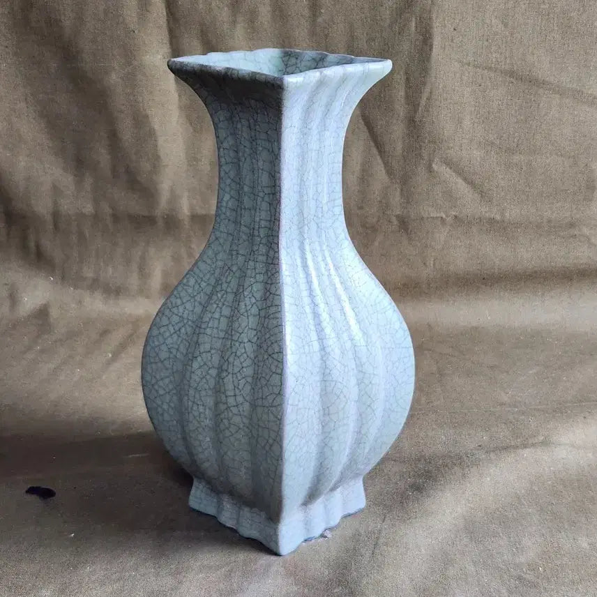 [BUNJANG] Chinese Yaozhou Celadon Crackle Glaze Vase / 중국도자기 균열문 여요청자