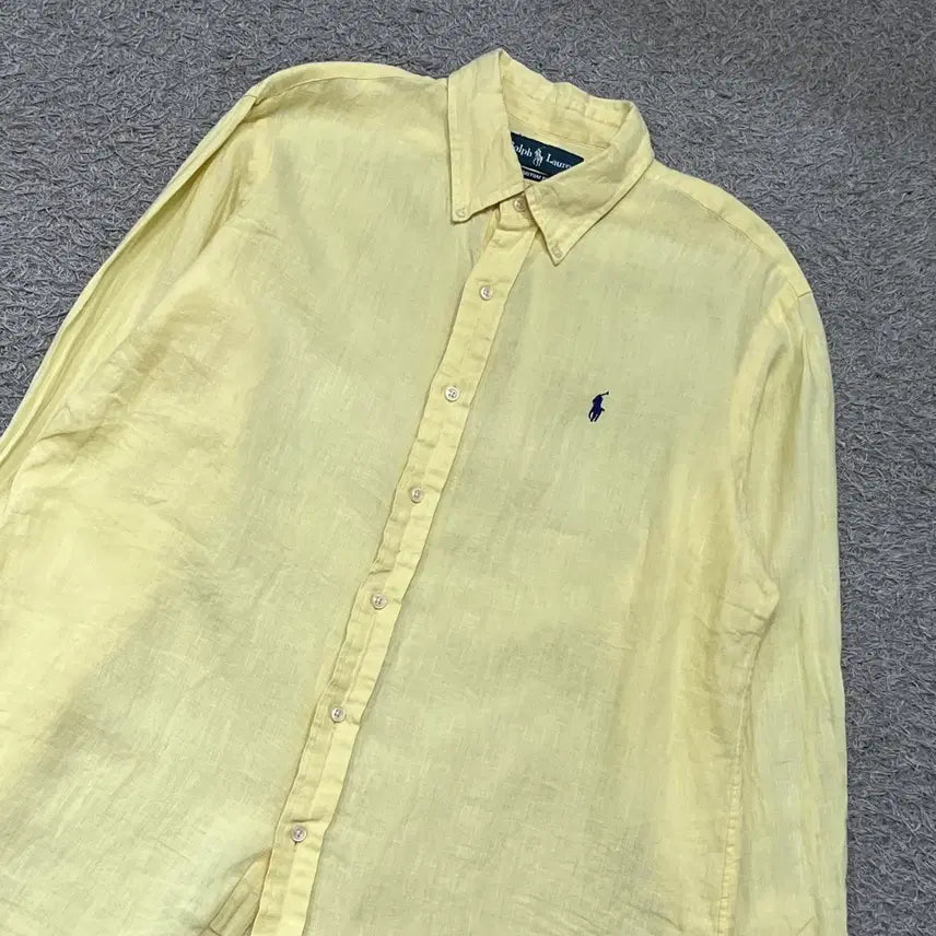 [BUNJANG] Polo Ralph Lauren Linen Shirt / [105-110] 폴로 랄프로렌 린넨 셔츠