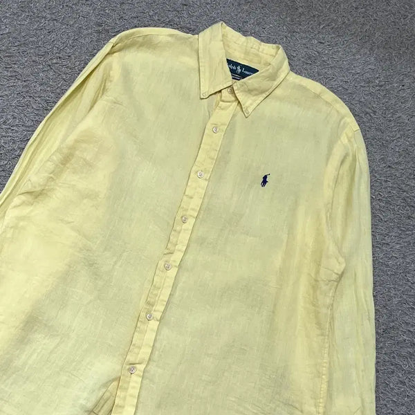 [BUNJANG] Polo Ralph Lauren Linen Shirt / [105-110] 폴로 랄프로렌 린넨 셔츠