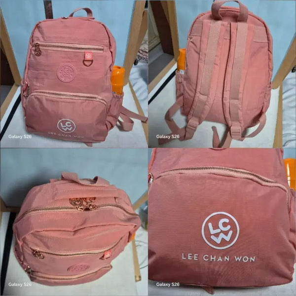[BUNJANG] Lee Chan Won Pink Backpack / 이찬원 굿즈 핑크 백팩