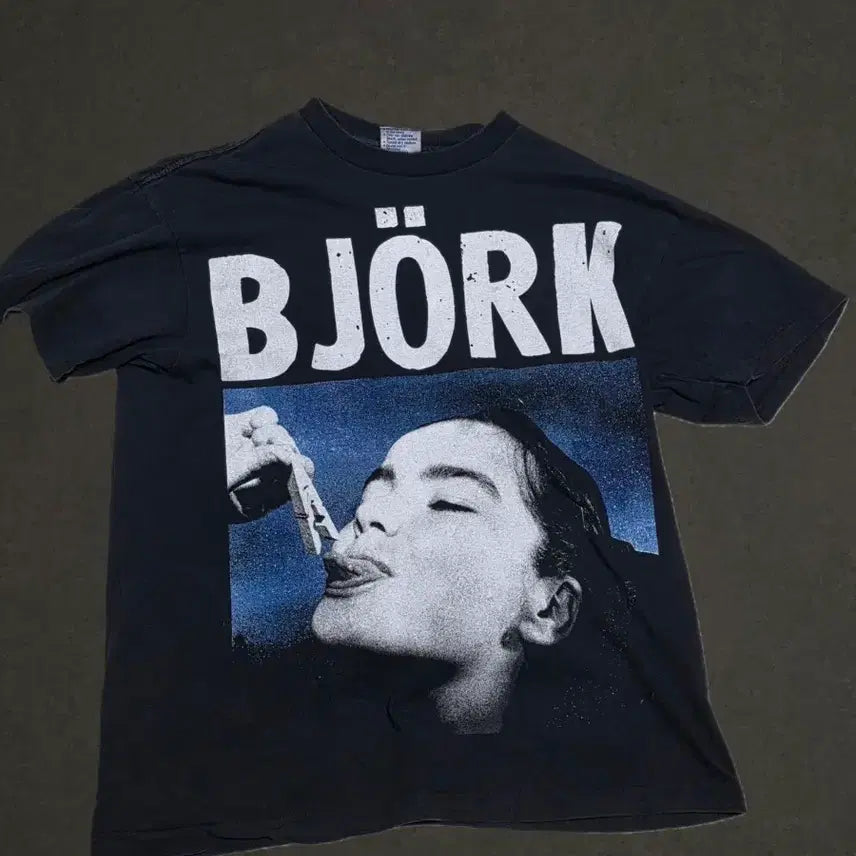 [BUNJANG] Bjork 90s Band T-Shirt (Size L) / 90s 비요크 BJORK (band tee L)