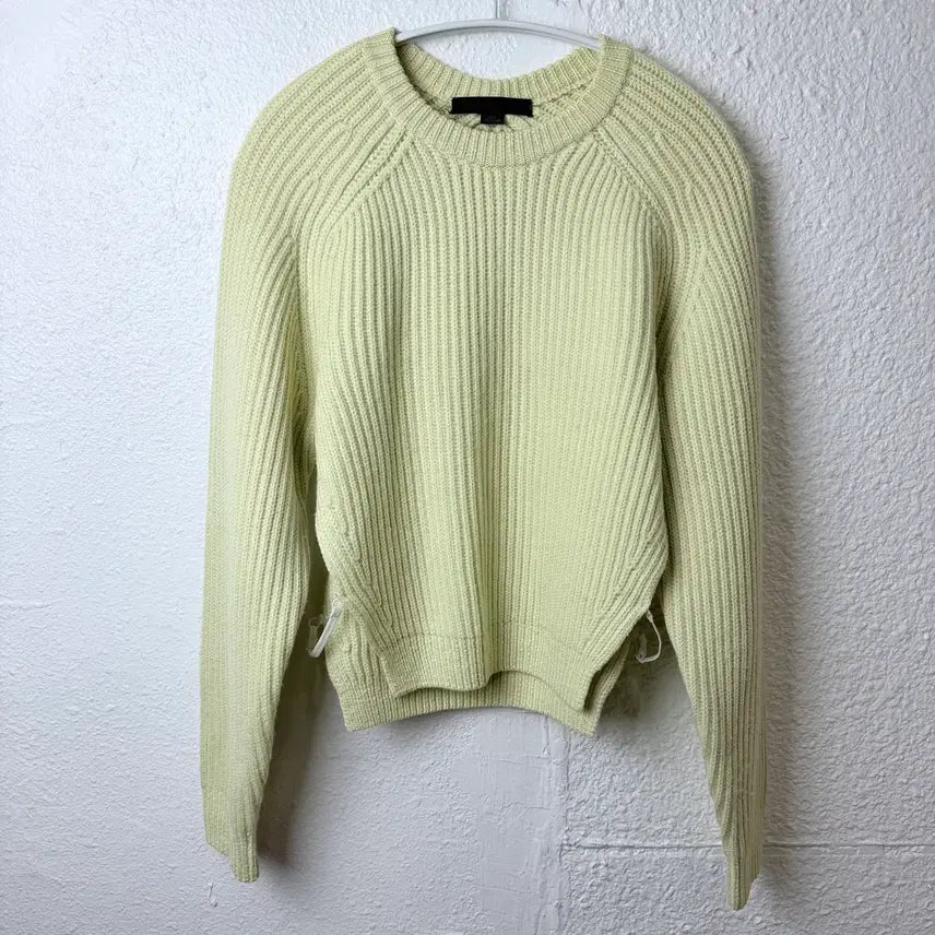 [BUNJANG] Alexander Wang Side Slit Cropped Knit / 알렉산더왕 사이드 슬릿 크롭 니트