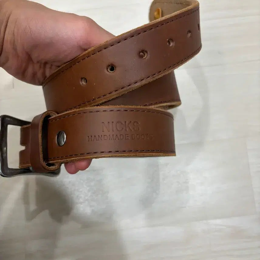 [BUNJANG] Nick's Boots & Langlitz Leather Weaving Belt Bundle / 닉스 부츠 & 랑그리츠 레더 가죽 벨트 일괄. 웨스코 엔지니어 부츠