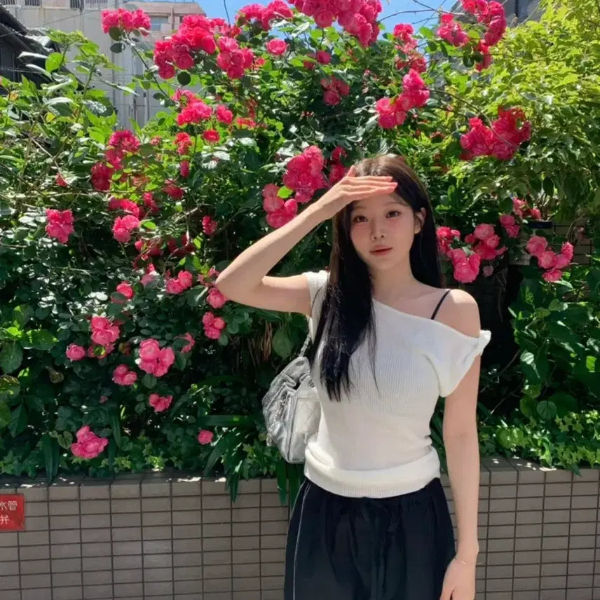 [BUNJANG] Berni Hayes Off-Shoulder Top / 베르니 헤이즈 오프숄더