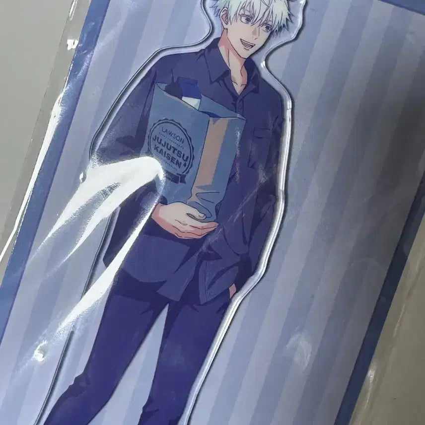 [BUNJANG] Jujutsu Kaisen Gojo Satoru Lawson Collaboration Acrylic Stand (Sealed) / 주술회전 고죠 아크릴 로손 콜라보 미개봉