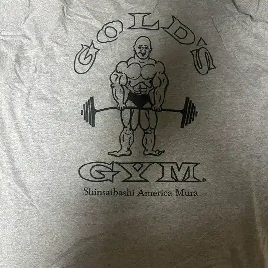 [BUNJANG] Goldgym Osaka Short Sleeve T-Shirt Grey 2XL / 골드짐 오사카 반팔 그레이 2xl