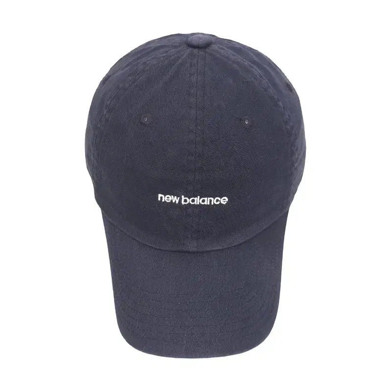 [BUNJANG] New Balance Small Lettering Black Ball Cap / 뉴발란스 스몰 레터링 블랙 볼캡
