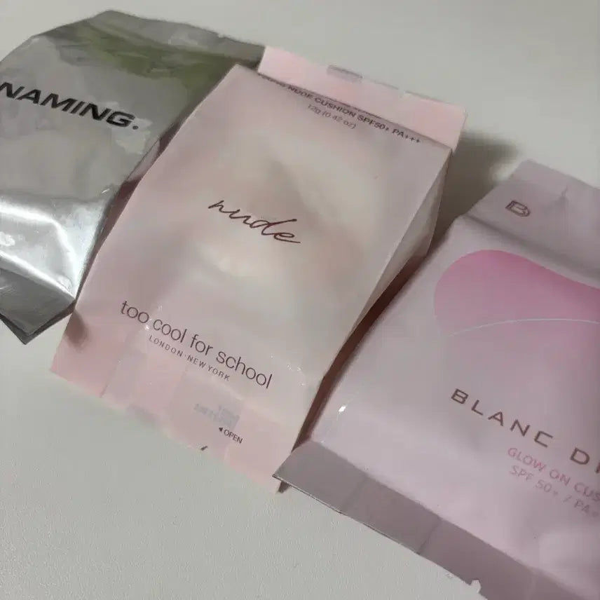 [BUNJANG] Too Cool For School Fixing Nude Fit Cushion & Blanc Divah Glow On Cushion Refills (2 shades) / 쿠션