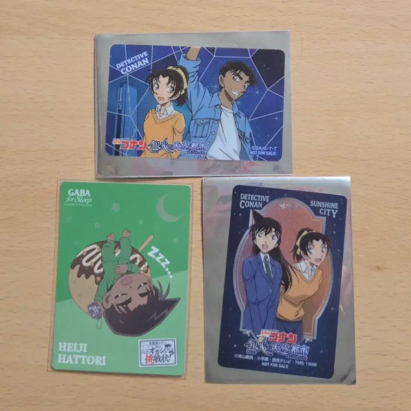 [BUNJANG] Detective Conan Hattori Heiji, Momoi Ran, Kazuha Toyama, Momose Goro Clear Card Bundle Set / 일괄) 명탐정 코난 하인성 핫토리 헤이지 유미란 모리 란 서가영 토야마 카즈하 클리어 카드 이케부쿠로 선샤인시티 은광의 천공도시 가바 초콜릿