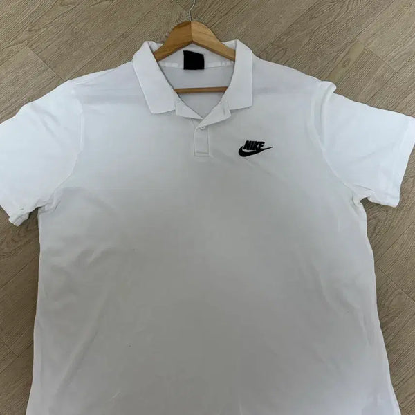 [BUNJANG] Nike White Polo T-shirt XXL / 나이키 반팔 카라티 XXL
