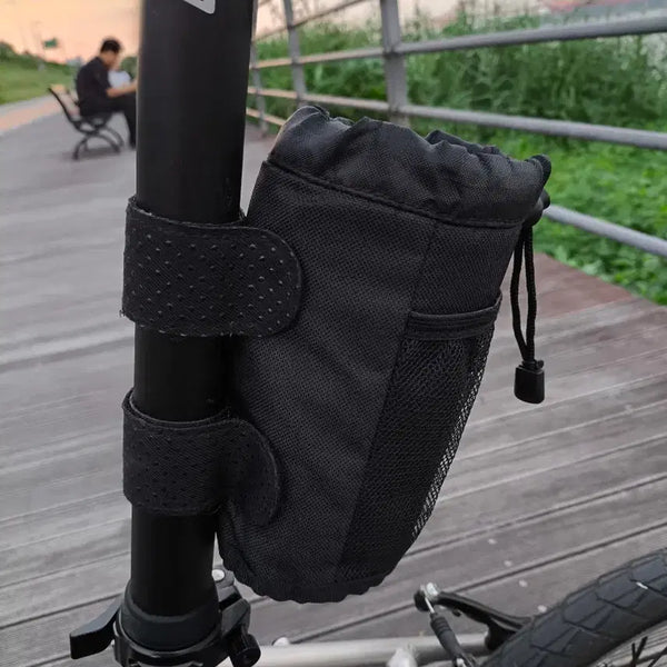 [BUNJANG] Bicycle Water Bottle Cooler Bag with Mount / (새상품)자전거 가방 물통 거치대 보냉백 미니벨로