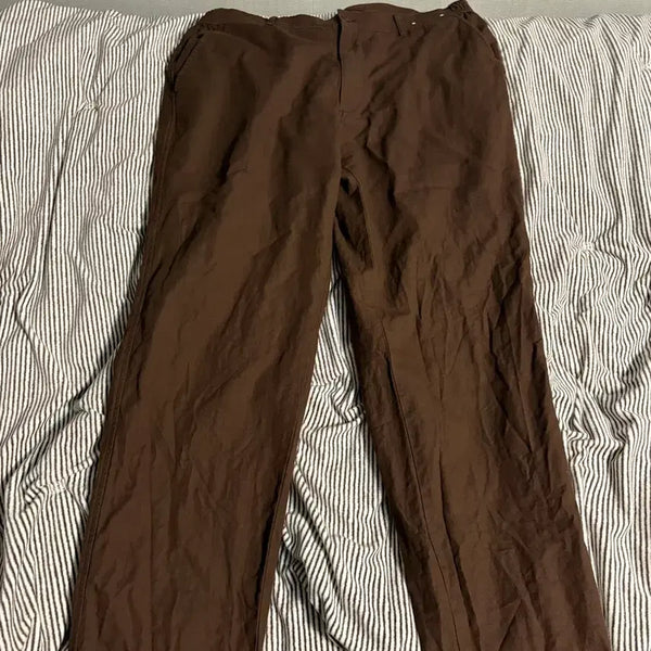 [BUNJANG] Uniqlo Linen Blend Easy Pants / 유니클로 리넨 블렌드 이지팬츠